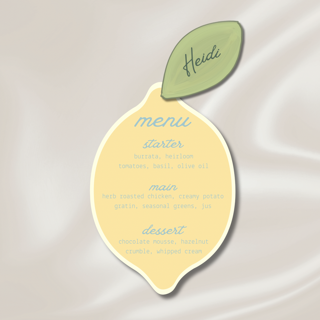 place card